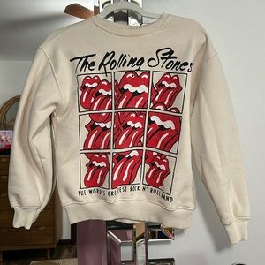 Zara rolling stones sweater